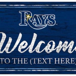 Tampa Bay Rays Printed Metal Sign Baseball Signs Gift for Fans