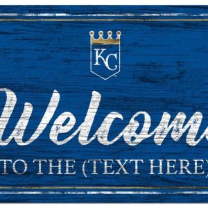 Kansas City Royals Vintage Printed Metal Sign Baseball MLB Signs Gift for Fans