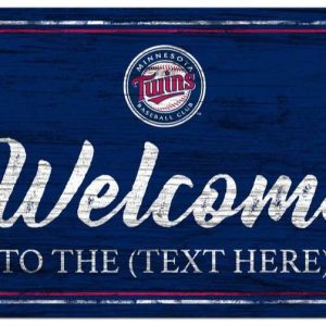 Minnesota Twins Printed Metal Sign Baseball Signs Gift for Fans