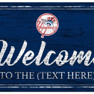 New York Yankees Vintage Printed Metal Sign Baseball MLB Signs Gift for Fans