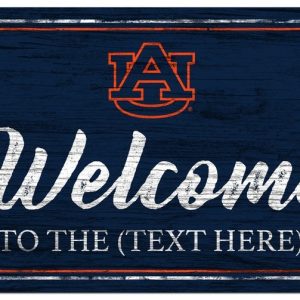 Auburn Tigers Vintage Printed Metal Sign Football NFL Signs Gift for Fans