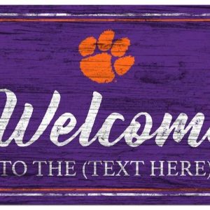 Clemson Tigers Vintage Printed Metal Sign Football NFL Signs Gift for Fans