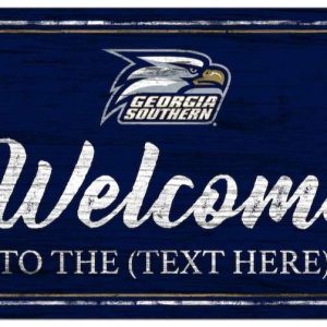 Georgia Southern Eagles Vintage Printed Metal Sign Football NFL Signs Gift for Fans