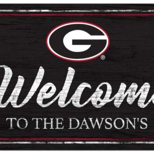 Georgia Bulldogs Football Printed Metal Sign Signs Gift for Fans