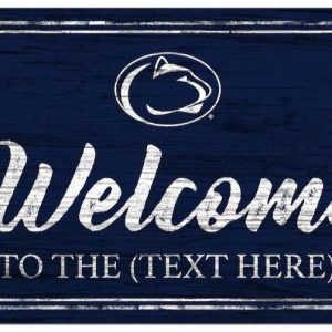 Penn State Football Vintage Printed Metal Sign NFL Signs Gift for Fans