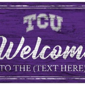 TCU Horned Frogs Vintage Printed Metal Sign Football NFL Signs Gift for Fans