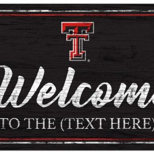 Texas Tech Vintage Printed Metal Sign Football NFL Signs Gift for Fans