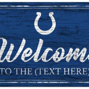 Indianapolis Colts Vintage Printed Metal Sign Football NFL Signs Gift for Fans