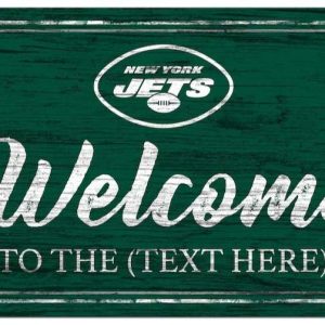 New York Jets Vintage Printed Metal Sign Football NFL Signs Gift for Fans