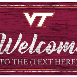 Virginia Tech Hokies Football Printed Metal Sign Signs Gift for Fans