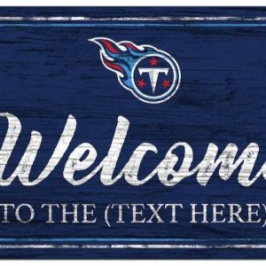 Tennessee Titans Vintage Printed Metal Sign Football NFL Signs Gift for Fans