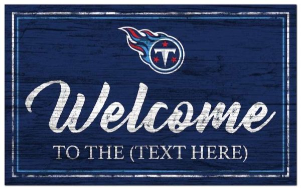 Tennessee Titans Vintage Printed Metal Sign Football NFL Signs Gift for Fans