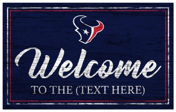 Houston Texans Vintage Printed Metal Sign Football NFL Signs Gift for Fans