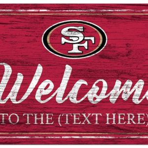 San Francisco 49ers Vintage Printed Metal Sign Football NFL Signs Gift for Fans