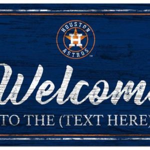 Houston Astros Vintage Printed Metal Sign Baseball MLB Signs Gift for Fans
