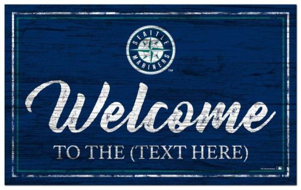 Seattle Mariners Vintage Printed Metal Sign Baseball MLB Signs Gift for Fans
