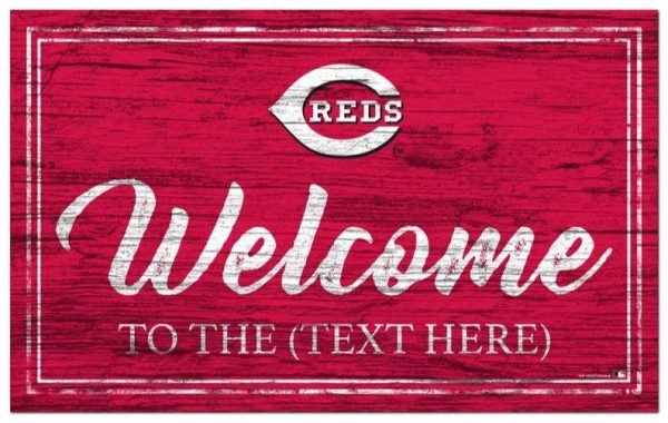 Cincinnati Reds Printed Metal Sign Baseball Signs Gift for Fans