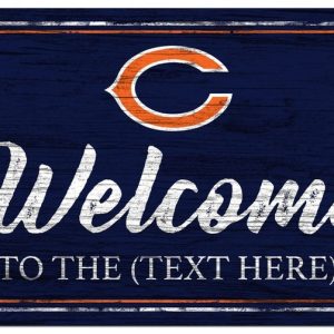 Chicago Bears Vintage Printed Metal Sign Football NFL Signs Gift for Fans