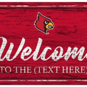 Louisville Cardinals Vintage Printed Metal Sign Football NFL Signs Gift for Fans