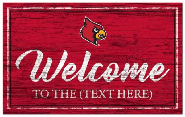 Louisville Cardinals Vintage Printed Metal Sign Football NFL Signs Gift for Fans