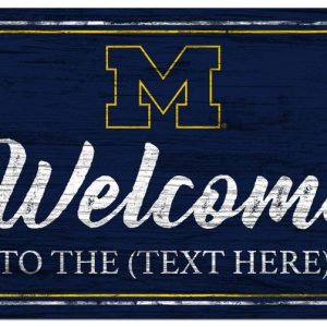 Michigan Wolverines Football Printed Metal Sign Signs Gift for Fans