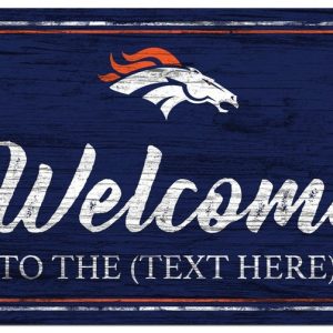 Denver Broncos Football Printed Metal Sign Signs Gift for Fans