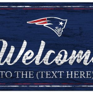 New England Patriots Football Printed Metal Sign Signs Gift for Fans