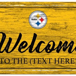 Pittsburgh Steelers Football Printed Metal Sign Signs Gift for Fans