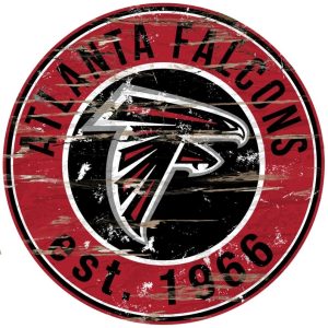 Atlanta Falcons Est.1966 Classic Metal Sign Football Signs Gift for Fans