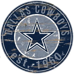 Dallas Cowboys Est.1960 Classic Metal Sign Baseball Signs Gift for Fans