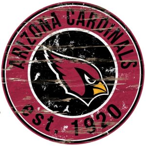 Arizona Cardinals EST.1920 Classic Metal Sign Football Signs Gift for Fans