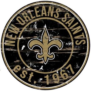 New Orleans Saints EST.1967 Classic Metal Sign Football Signs Gift for Fans