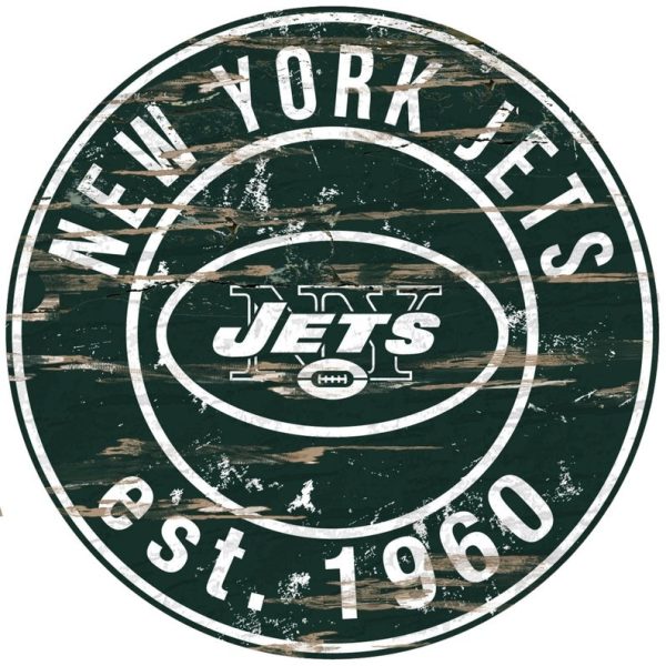 New York Jets Est.1960 Classic Metal Sign Football Signs Gift for Fans