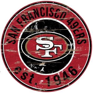 San Francisco 49ers Est.1946 Classic Metal Sign Football Signs Gift for Fans