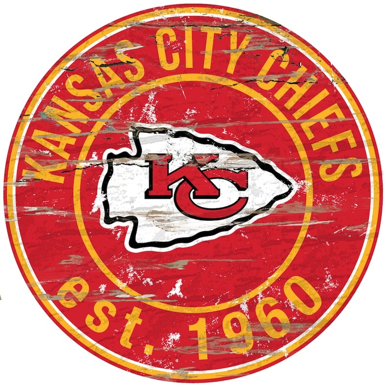 Kansas City Chiefs football logo. Free!  Kansas city chiefs logo, Kansas  city chiefs, Kansas city chiefs funny