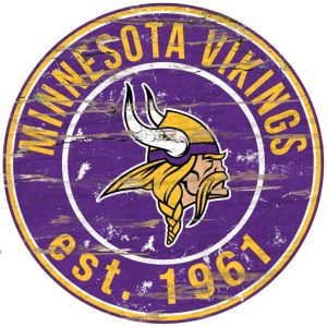 Minnesota Vikings EST.1961 Classic Metal Sign Football Signs Gift for Fans