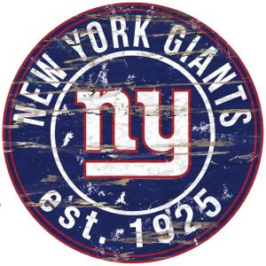 New York Giants Est.1925 Classic Metal Sign Football Signs Gift for Fans