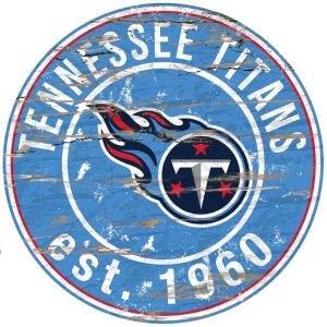 Tennessee Titans Est.1960 Classic Metal Sign Football Signs Gift for Fans