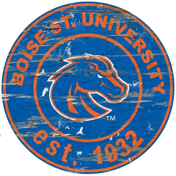 Boise State Broncos Football Est.1932 Classic Metal Sign Football Signs Gift for Fans