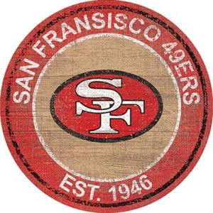 San Francisco 49ers Est.1946 Classic Metal Sign Distressed Football Signs Gift for Fans