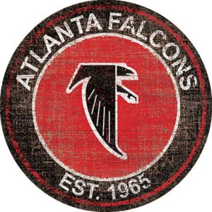 Atlanta Falcons Est.1965 Classic Metal Sign Distressed Football Signs Gift for Fans
