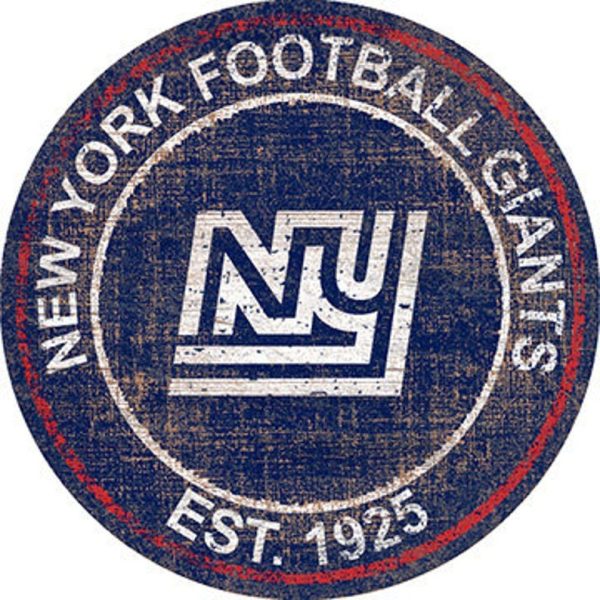 New York Football Giants EST.1925 Classic Metal Sign Football Signs Gift for Fans