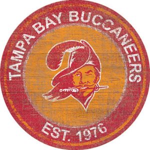 Tampa Bay Buccaneers Est.1976 Classic Metal Sign Distressed Football Signs Gift for Fans