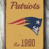 new england patriots sign new england patriots est 1960 composite aluminum new england patriots sign football fan sign patriots sign