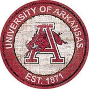 University Of Arkansas Athletics Est.1871 Classic Metal Sign Arkansas Razorbacks Signs Gift for Fans