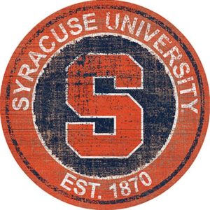 Syracuse University Athletics Est.1870 Classic Metal Sign Syracuse Orange Signs Gift for Fans