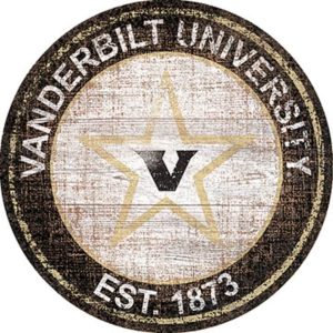 Vanderbilt University Athletics Est.1870 Classic Metal Sign Vanderbilt Commodores Signs Gift for Fans