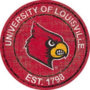University Of Louisville EST.1798 Classic Metal Sign Louisville Cardinals Signs Gift for Fans