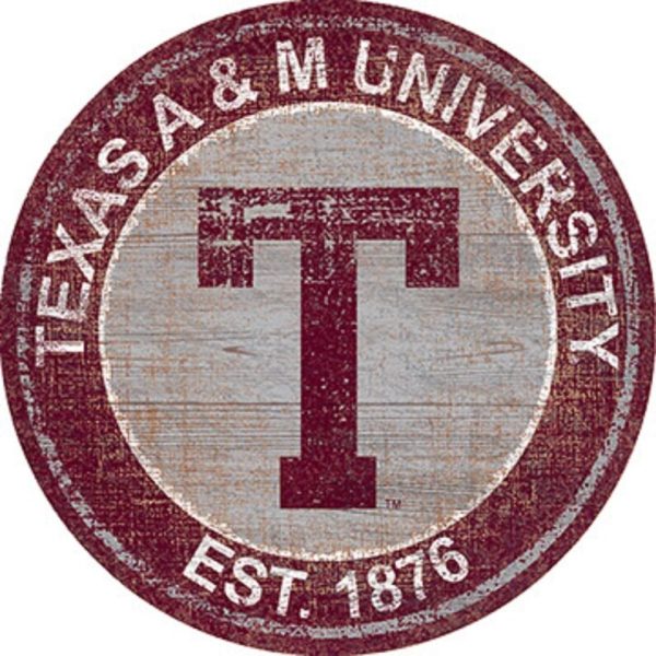 Texas A&M University Est.1876 Classic Metal Sign Texas A&M Aggies Signs Gift for Fans