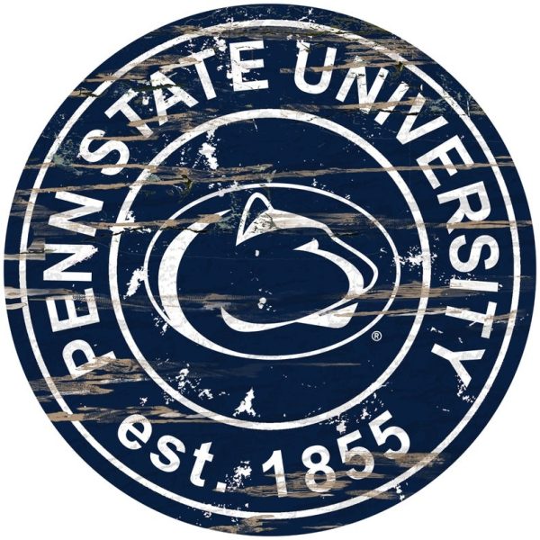 Penn State University Athletics Est.1855 Classic Metal Sign Penn State Nittany Lions Signs Gift for Fans